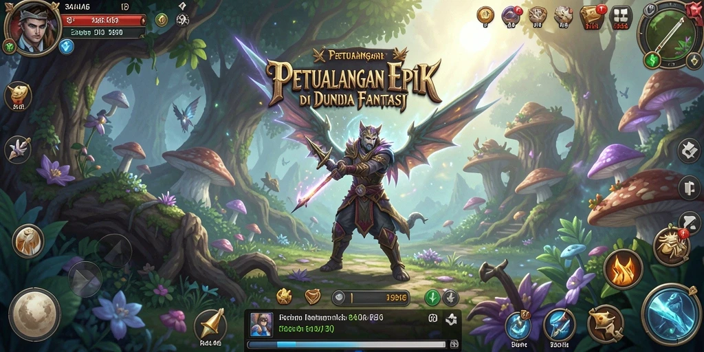 Tampilan gameplay menarik dan mendebarkan dari RPG 3446.