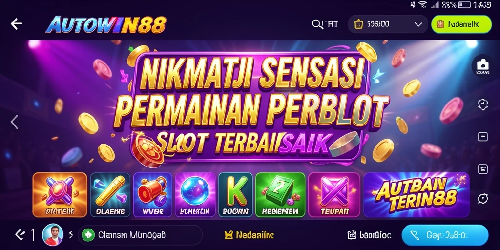 Tampilan gameplay seru dari AUTOWIN88 dengan berbagai mesin slot menarik.