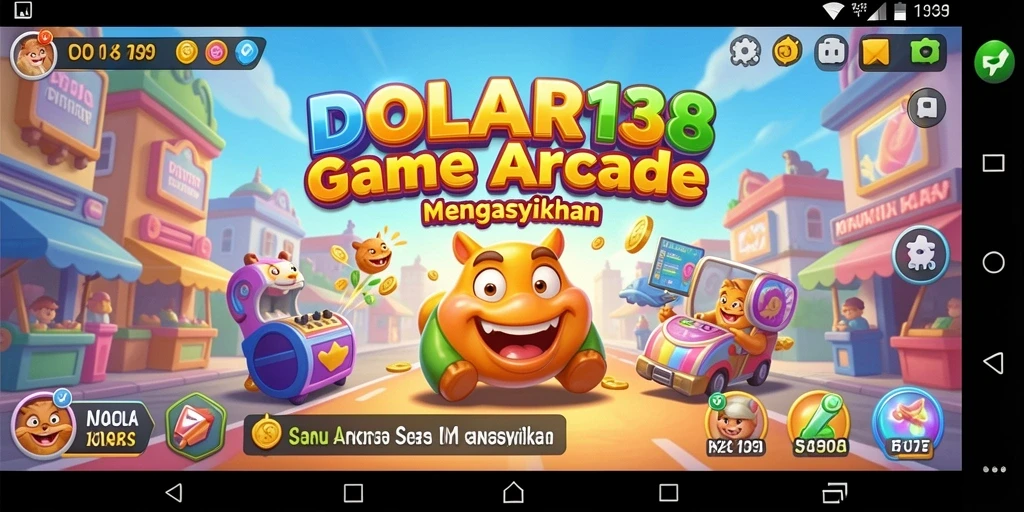 Tampilan dinamis gameplay seru DOLAR138 dengan efek visual menarik.