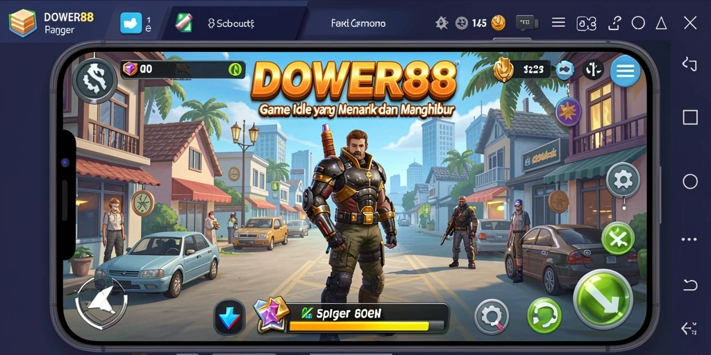Gameplay DOWER88 yang menyenangkan dan menantang.