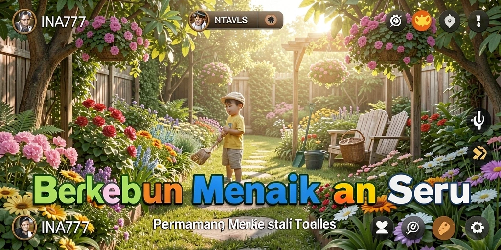 Tampilan interaktif dan menawan dalam gameplay Farming INA777.