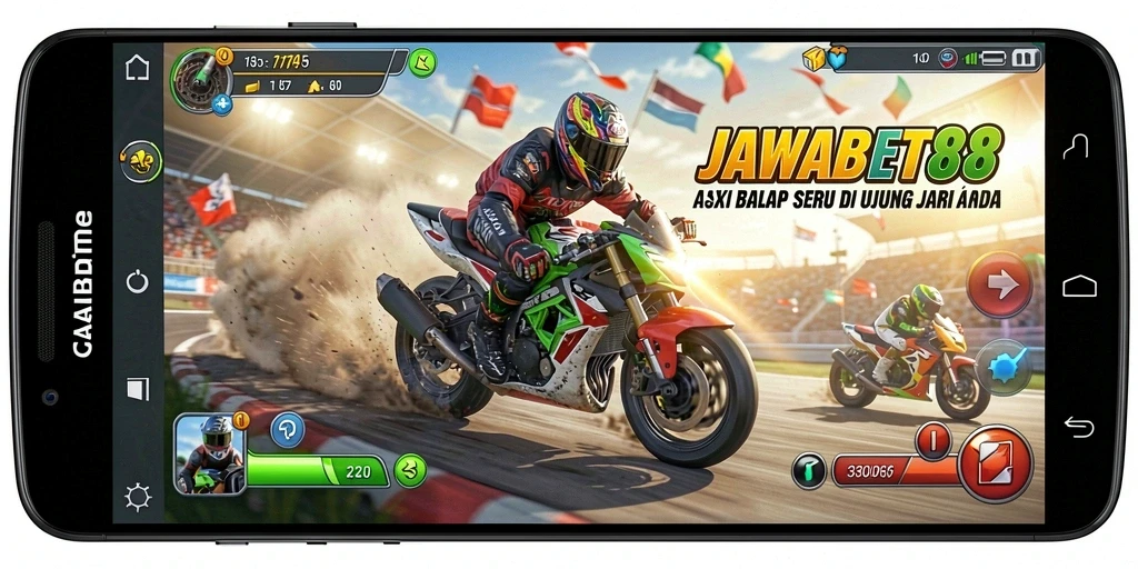 Tampilan menarik dari balapan di JAWABET88 dengan mobil yang cepat.