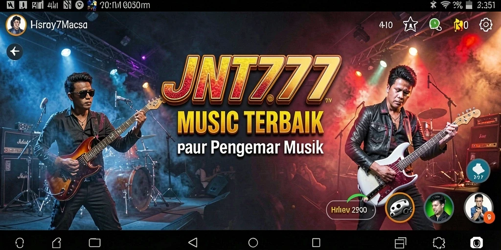 Gameplay menantang dengan berbagai lagu musik yang menarik.