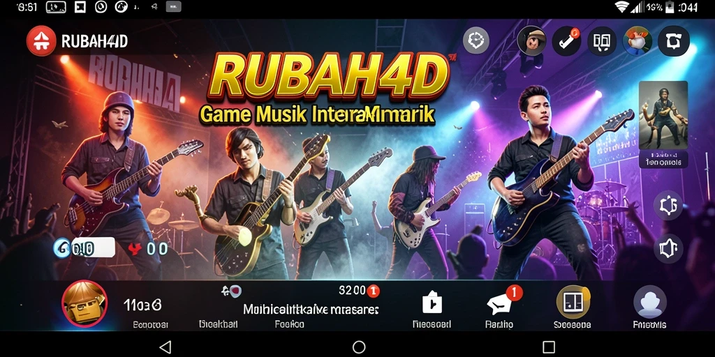 Screenshot menunjukkan gameplay interaktif RUBAH4D yang menyenangkan.