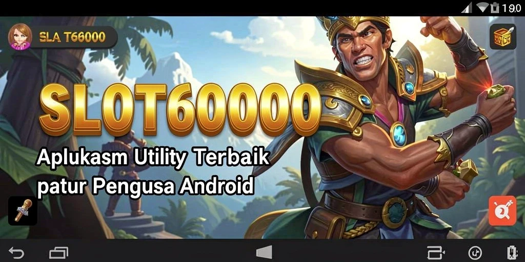 Tampilan antarmuka utama SLOT6000 yang intuitif dan menarik.