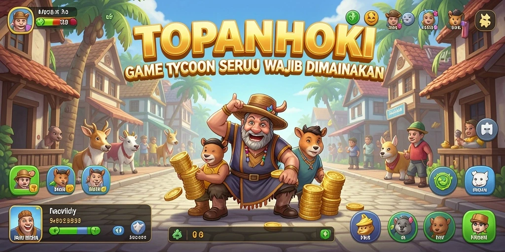 Tampilan gameplay seru dan strategis dalam TOPANHOKI.