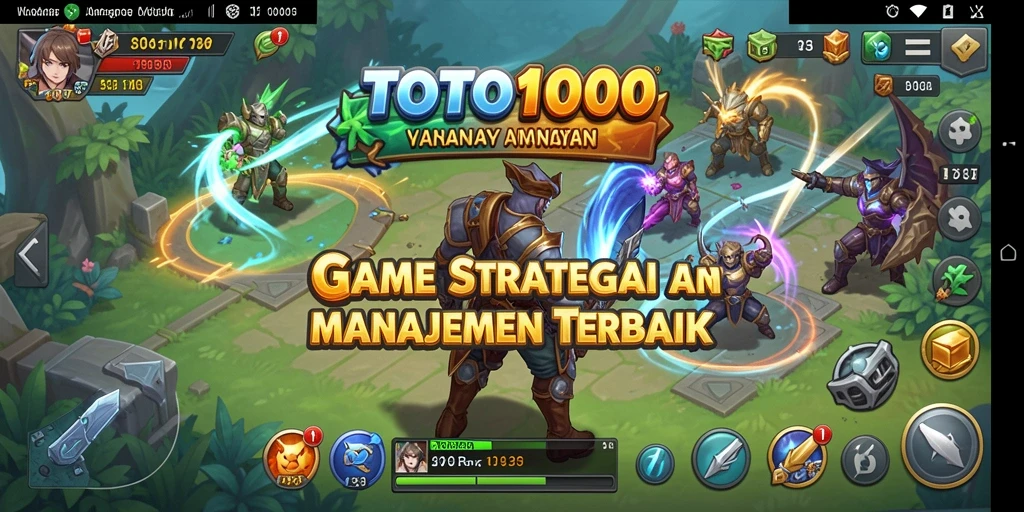 Tampilan menarik dari gameplay TOTO1000 yang seru.