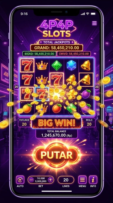 Tampilan antarmuka aplikasi 4p4p yang bersih dan intuitif.
